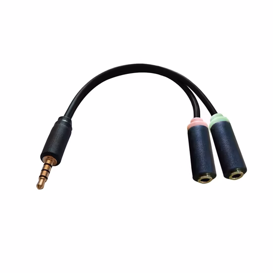 RCA-오디오 케이블, 3.5mm-2 RCA 암 케이블